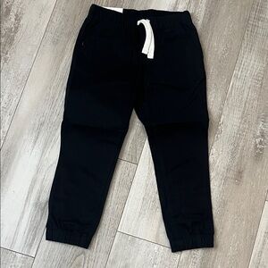 Cat & Jack Black Kids Joggers with White Drawstring